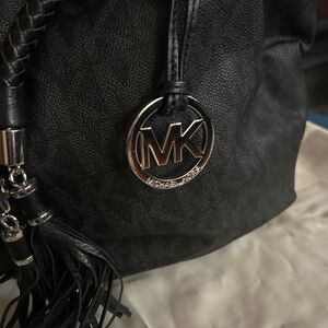Michael Kors Black Leather Bag